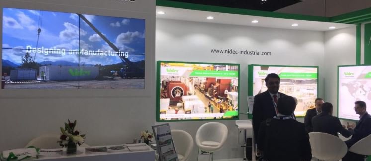 NIDEC ASI PRESENTS AT ADIPEC THE FIRST SERIES OF VARIABLE FREQUENCY DRIVES WITH A VERY LOW-ENVIRONMENTAL-IMPACT, WHICH CAN BE MONITORED VIA APP